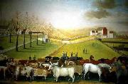 Edward Hicks The Cornell Farm oil painting